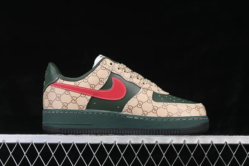 All categories Nk Air Force 1 Air Force series Nk Air Force 1 Low Air Force low-top Nike Air Force 1'07 Low Gucci joint pattern red hook Air Force 1 low-top casual sneakers XL1979-121